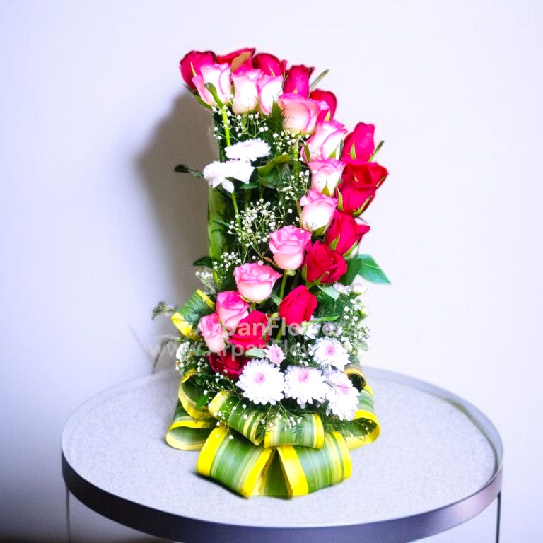 Pink and Red Rose Bouquet 1 Pink and Red Rose Bouquet