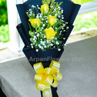 yellow rose bouquet