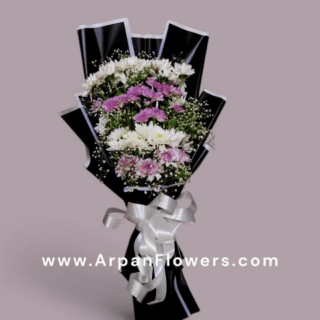 Purple Chrysanthemum Bouquet