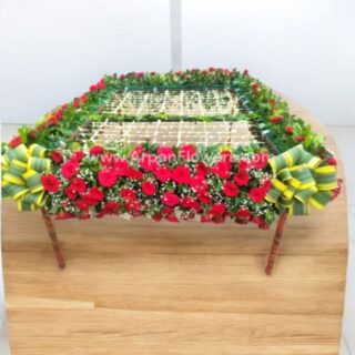 Red Rose Flower Chadar