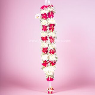 Red Rose And Yellow Rose Petals with Rajanigandha