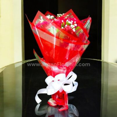 Red Rose in Red Packing - Image 2