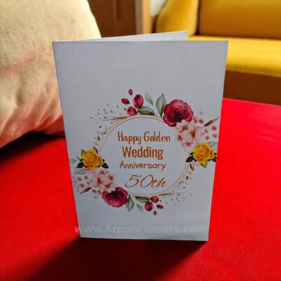 SunFlowers and Yellow rose Bouquet with Card - Image 2