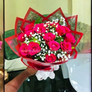 Red Rose in Red Packing