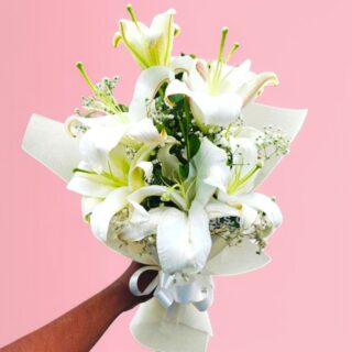 White Lilies Bouquet