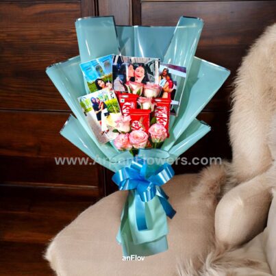 Photo Bouquet With chocolate