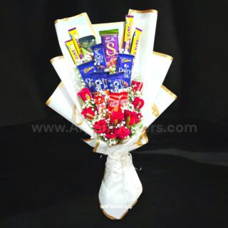 Mix Chocolate with Red Rose