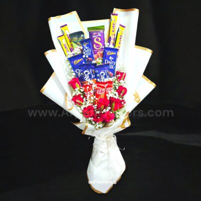 Mix Chocolate with Red Rose Boy