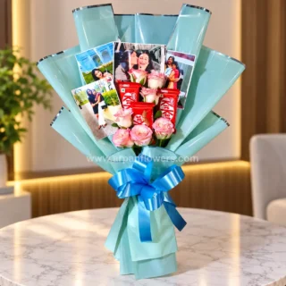Photo Bouquet With chocolate