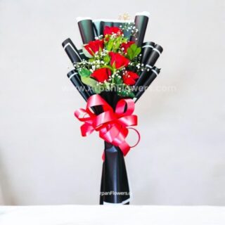 red rose bouquet