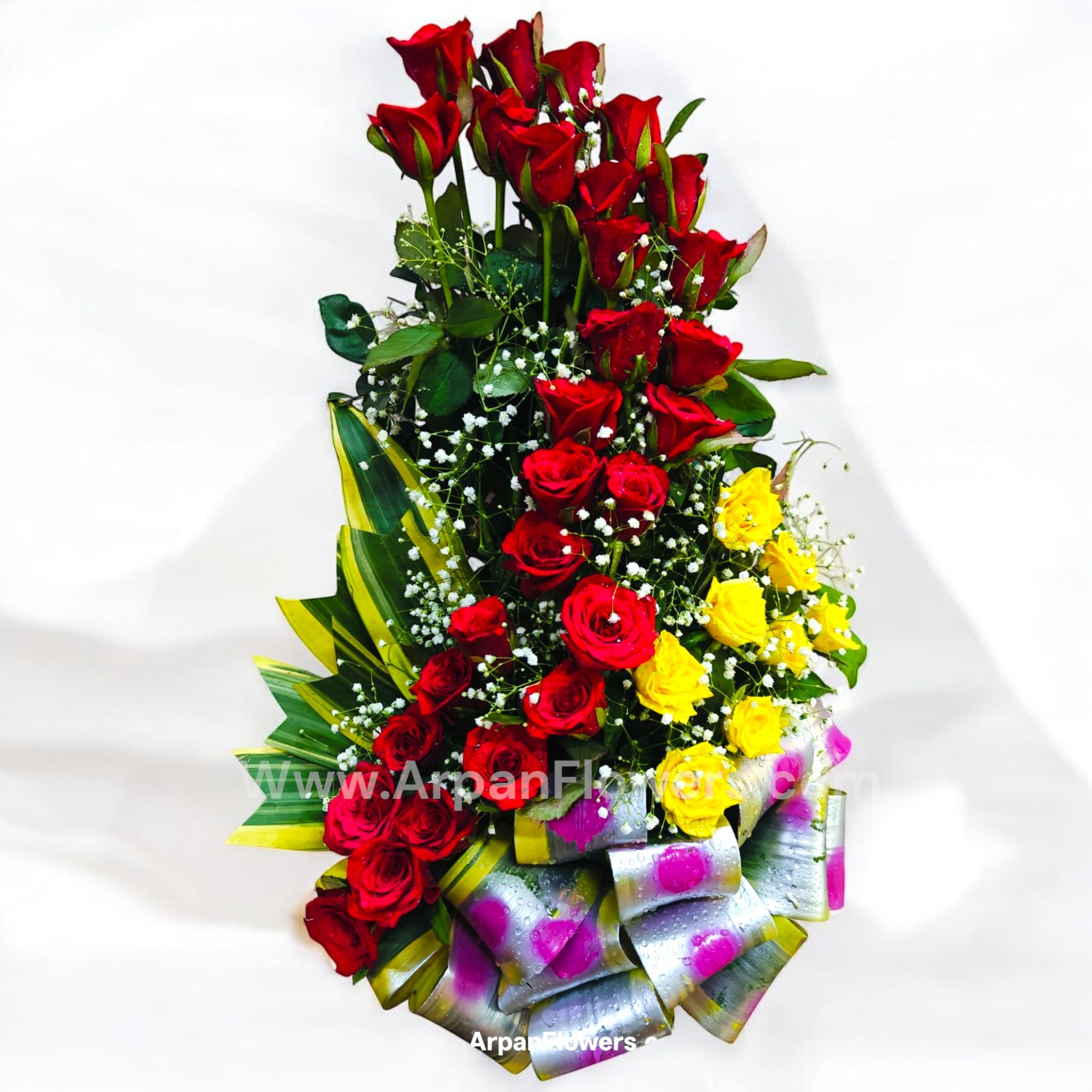 Red Rose bouquet With Yellow Rose 1 Red Rose bouquet With Yellow Rose