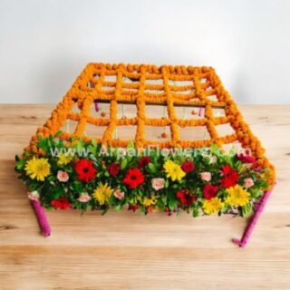 Dulhan chadar with Merigold and mix glowers