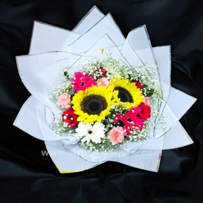Sunflower with Mix Flowers Bouquet
