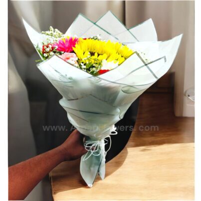 Sunflower with Mix Flowers Bouquet