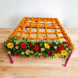 Dulhan chadar with Merigold and mix glowers 5 IMG2025102209520828129