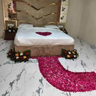 Bed Decoration With Flowers