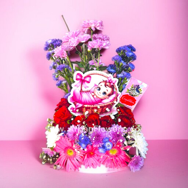 Born Baby Welcome Bouquet 1 Born Baby Welcome Bouquet