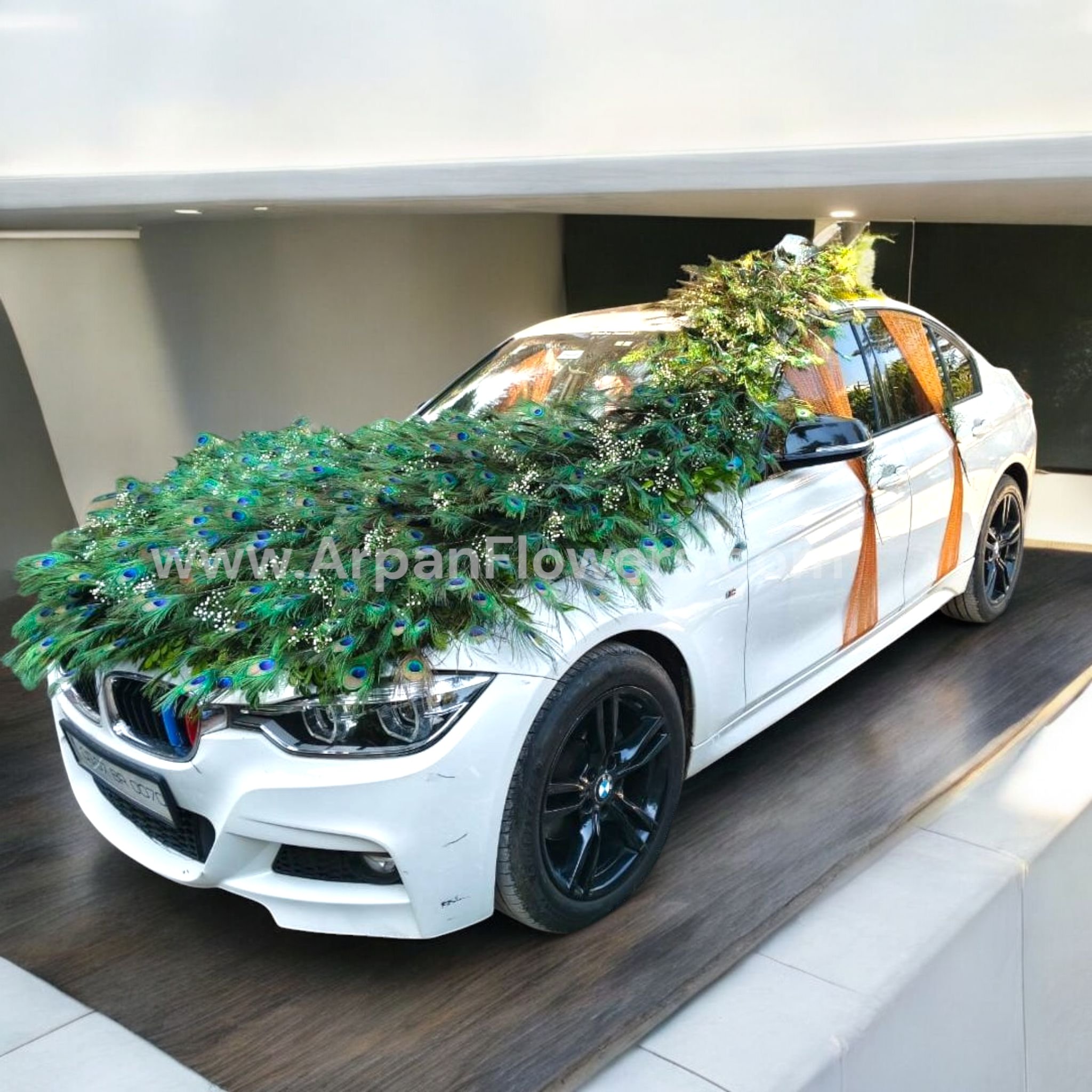 Peacock Car Decoration 2 Peacock Car Decoration - Image 2