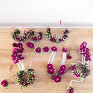 Red Mums Fresh Flowers Jewellery