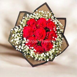 red rose bouquet