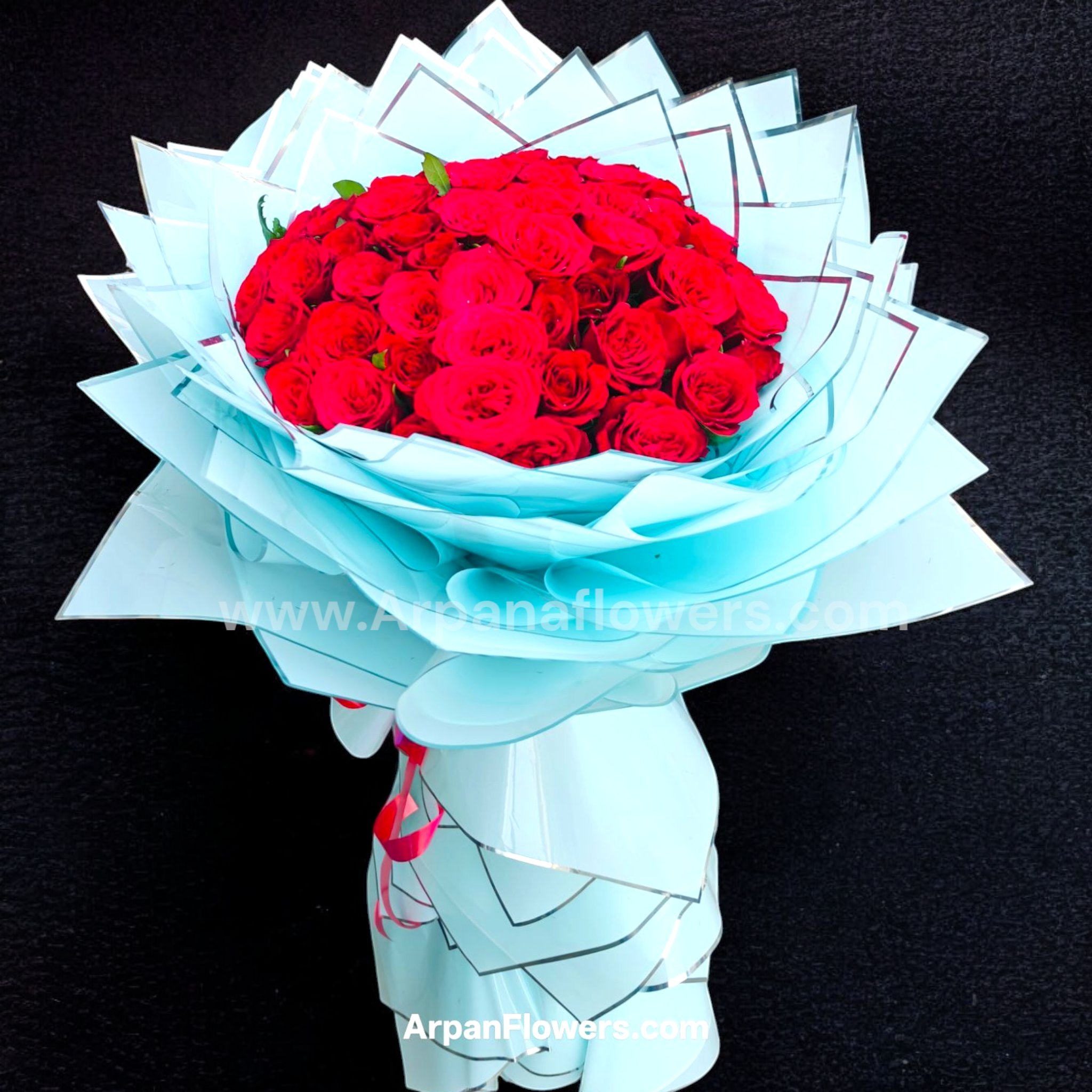 Long bouquet with 40 rose 2 Long bouquet with 40 rose - Image 2