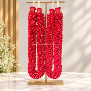 Red Rose Petals Varmala