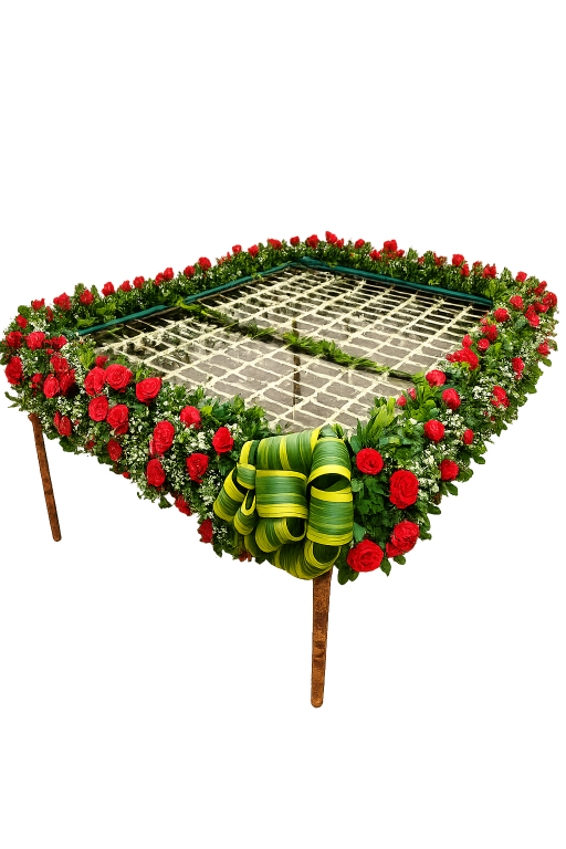 Red rose Flower Chader