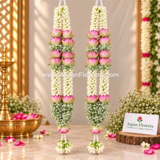 Lotus And Tagar varmala Jaimala