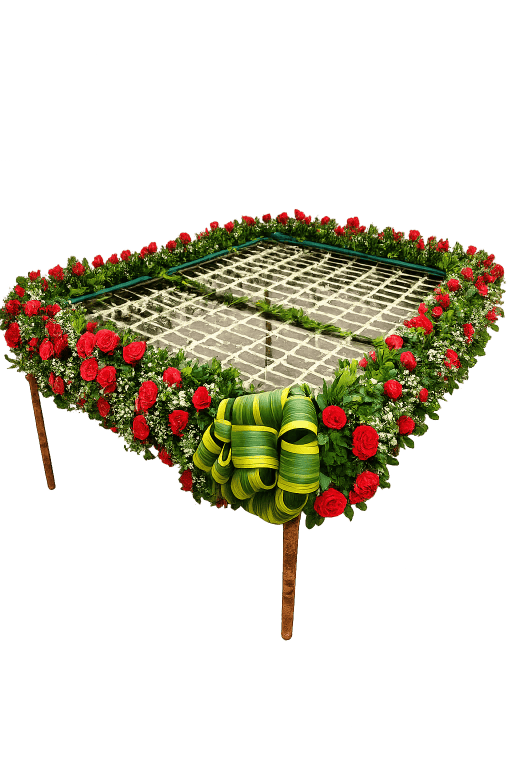 Red rose Flower Chader
