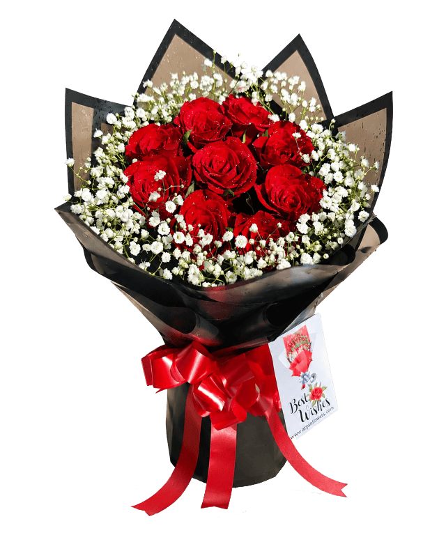 Rose Bouquet in arpan flowers raipu