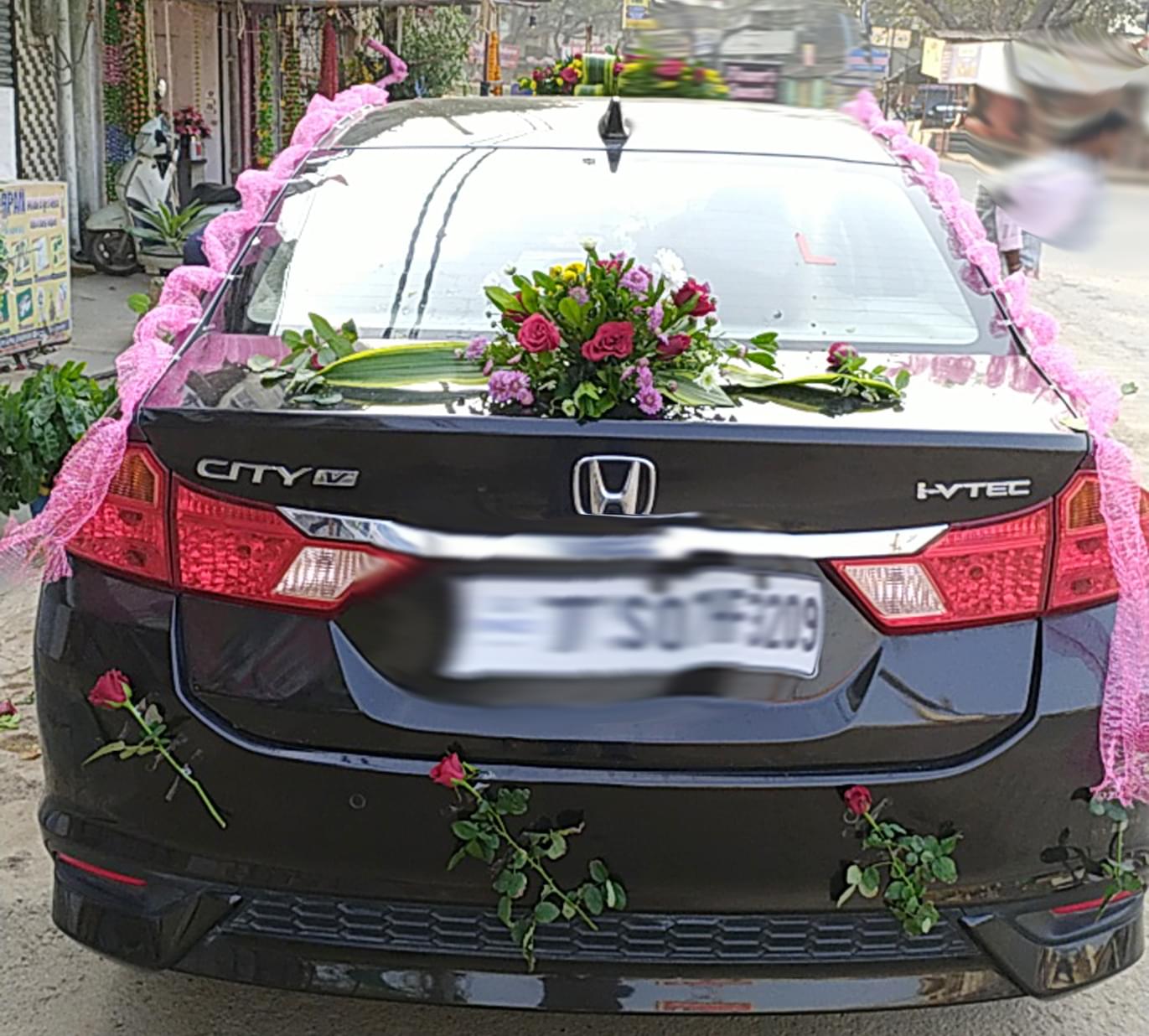 Car decration for wedding 2 Car decration for wedding - Image 2