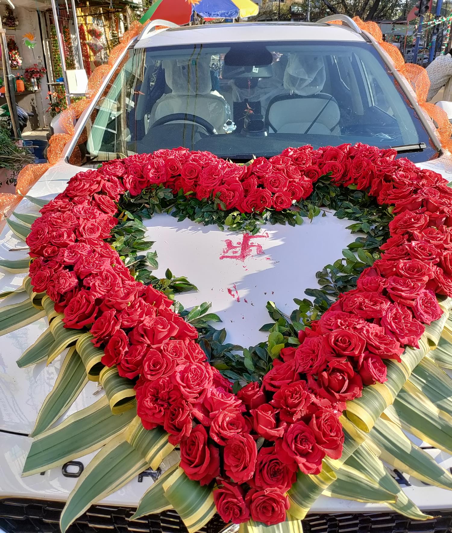 Heart Shape Car Decoration for Wedding - Image 2