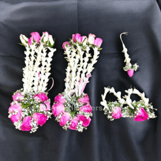 Pink Rose and Gypsy Flower Jewelry