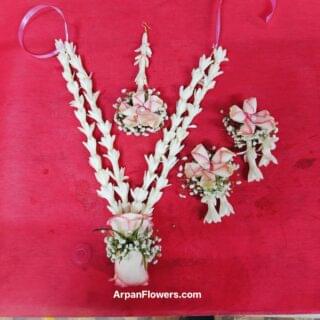 Pink Rose Flowers Jewellery